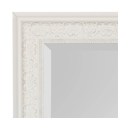 Hot Sale π Kate & Laurel All Things Decor 29" x 41" Alysia Framed Wall Mirror White - Kate and Laurel π - Image 2