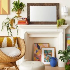 Deals 🔔 Opalhouse Designed With Jungalow 24" x 36" Carved Wood Mirror - Opalhouse™ designed with Jungalow™ 🛒