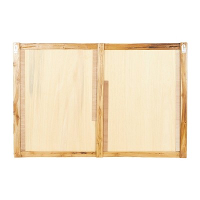 Discount π₯° Olivia & May Rustic Wood Rectangle Decorative Wall Mirror - Olivia & May β - Image 3
