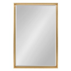 Cheapest 🎉 Kate & Laurel All Things Decor 26" x 38" Calter Framed Wall Mirror Gold - Kate and Laurel ✨