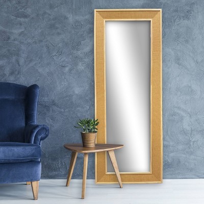 Hot Sale 🥰 Classic Woven Wall Mirror Natural - Threshold™ 🎁 - Image 4