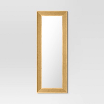 Hot Sale 🥰 Classic Woven Wall Mirror Natural - Threshold™ 🎁 - Image 5