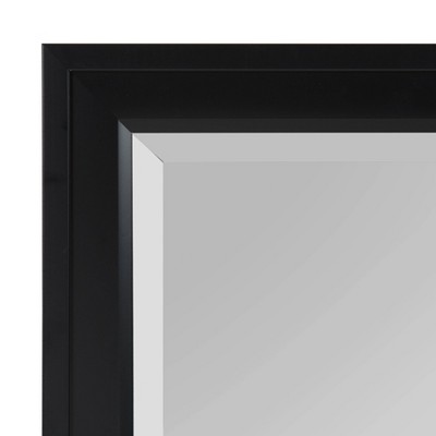 Brand new π Kate & Laurel All Things Decor 28" x 40" Bosc Framed Wall Mirror Black - DesignOvation π - Image 2