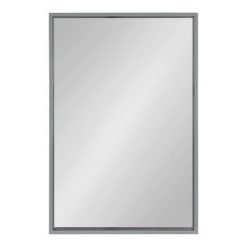Best Pirce 👏 Kate & Laurel All Things Decor 24" x 36" Travis Framed Decorative Wall Mirror Gray - Kate & Laurel All Things Decor 🌟