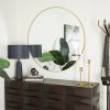 Outlet ⌛ Olivia & May 41" Contemporary Wood Decorative Wall Mirror Gold - Olivia & May 👏