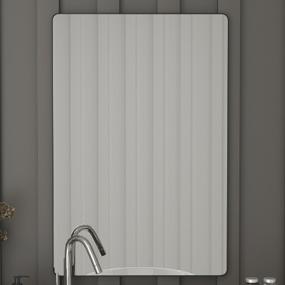 Coupon π Merrick Lane Hanging Mirror Modern Metal Frame Bordered Wall Mount Mirror with Rounded Corners π - Image 2