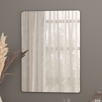 Coupon π Merrick Lane Hanging Mirror Modern Metal Frame Bordered Wall Mount Mirror with Rounded Corners π - Image 4