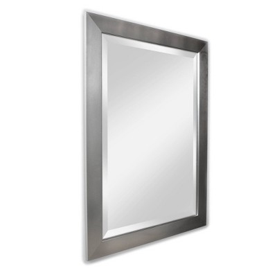 Deals π Alpine Art & Mirror 29" X 41" Contempo Beveled Glass Wall Mirror Silver - Alpine Art & Mirror π