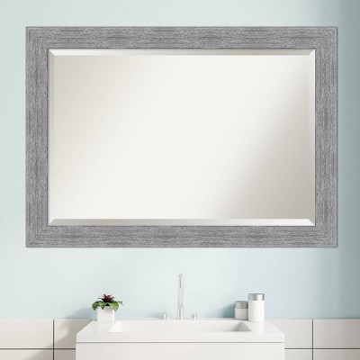 Top 10 ๐ Bark Rustic Framed Bathroom Vanity Wall Mirror Gray - Amanti Art ๐ - Image 6