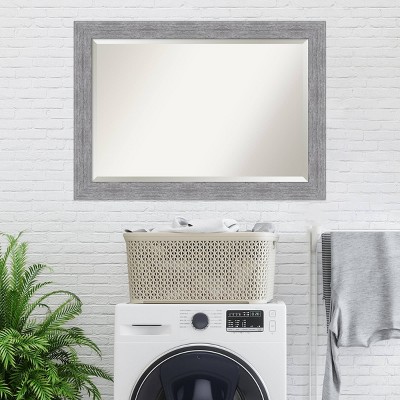 Top 10 ๐ Bark Rustic Framed Bathroom Vanity Wall Mirror Gray - Amanti Art ๐ - Image 8