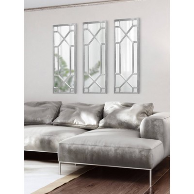 Brand new π Kate & Laurel All Things Decor 18" x 47" Vanderford Decorative Wall Mirror Silver - Kate and Laurel β€οΈ - Image 5