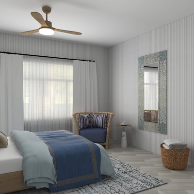 Discount π Olivia & May 71" x 36" Coastal Wood and Mussel Shell inlaid Wall Mirror - Olivia & May π - Image 10