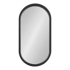 Best Pirce 🌟 Travis Oval Wall Mirror - Kate & Laurel All Things Decor White 🤩