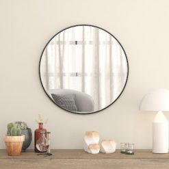 Best deal ❤️ Emma and Oliver Metal Wall Mounted Mirror with Oxidized Finish for a Distressed Look, 4mm Silvered Back and Anti-Shatter Safety Film 🔔