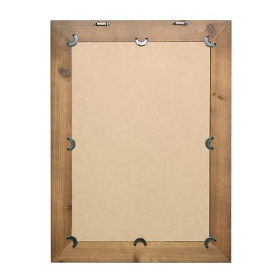 Best reviews of π 24" x 18" Rectangle Worn Wood Wall Mirror Brown - Stonebriar Collection π - Image 3