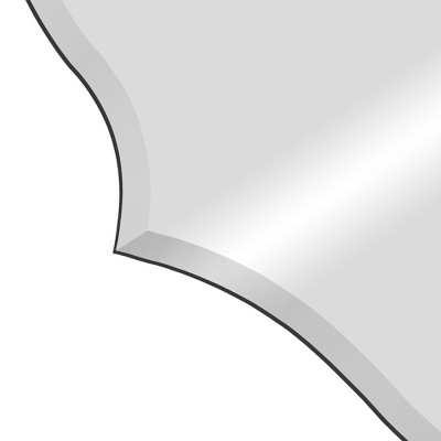 New π 20"x20" Frameless Beveled Scalloped Decorative Wall Mirror Clear - Patton Wall Decor βοΈ - Image 3