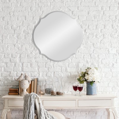 New π 20"x20" Frameless Beveled Scalloped Decorative Wall Mirror Clear - Patton Wall Decor βοΈ - Image 4