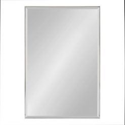 Top 10 ✨ Kate & Laurel All Things Decor 24.7" x 36.7" Rhodes Rectangle Wall Mirror Silver - Kate & Laurel All Things Decor 👏