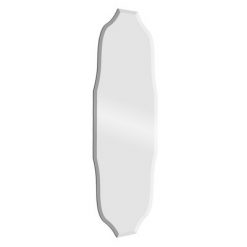 Top 10 💯 15"x20" Baroque Scalloped Edge Frameless Decorative Wall Mirror Silver - Patton Wall Decor 👍