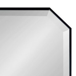 Coupon 🛒 Kate & Laurel All Things Decor 16" x 48" Rhodes Full Length Wall Mirror Black - Kate & Laurel All Things Decor 🥰