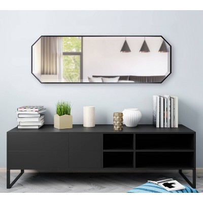 Coupon π Kate & Laurel All Things Decor 16" x 48" Rhodes Full Length Wall Mirror Black - Kate & Laurel All Things Decor π₯° - Image 4