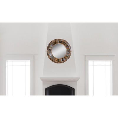 Best deal π Round Decorative Wall Mirror Wood Finish - Uttermost β¨ - Image 3