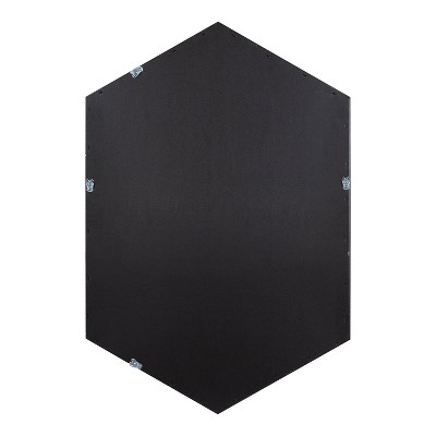 Discount π Kate & Laurel All Things Decor 24" x 36" Laverty Hexagon Wall Mirror Black - Kate & Laurel All Things Decor β - Image 3