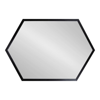 Discount π Kate & Laurel All Things Decor 24" x 36" Laverty Hexagon Wall Mirror Black - Kate & Laurel All Things Decor β - Image 4