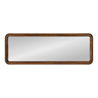 Wholesale π€© Kate & Laurel All Things Decor 16" x 48" Pao Full Length Wall Mirror Walnut Brown - Kate & Laurel All Things Decor π