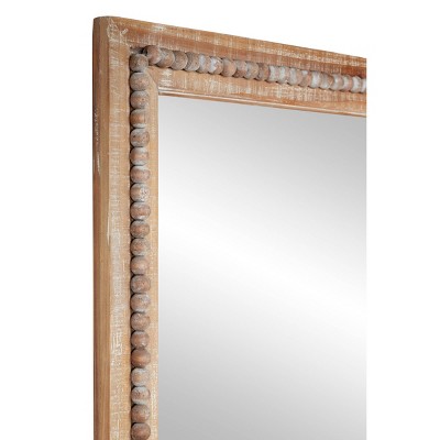 Wholesale ✨ Olivia & May Bohemian Wood Decorative Wall Mirror Light Brown - Olivia & May ❤️ - Image 2