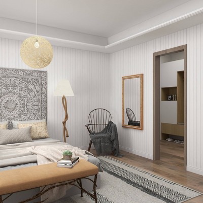 Wholesale ✨ Olivia & May Bohemian Wood Decorative Wall Mirror Light Brown - Olivia & May ❤️ - Image 9