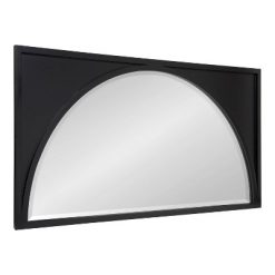 Hot Sale 🧨 Kate & Laurel All Things Decor 21.5" x 42" Andover Arch Wall Mirror Black - Kate & Laurel All Things Decor 🎉
