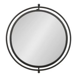 Budget ๐ 21" x 23" Baron Pivot Decorative Wall Mirror - Kate & Laurel All Things Decor Gold โญ