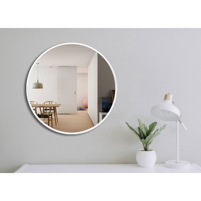 Top 10 π₯° Infinity Instruments 20082SV Plata 21 Inch Round Hanging Wall Mounted Decorative Mirror with Silver Matte Frame π