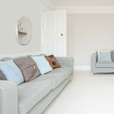 Top 10 π₯° Infinity Instruments 20082SV Plata 21 Inch Round Hanging Wall Mounted Decorative Mirror with Silver Matte Frame π - Image 2