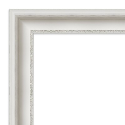 Best deal โ๏ธ Parlor Framed Bathroom Vanity Wall Mirror White - Amanti Art ๐ - Image 2
