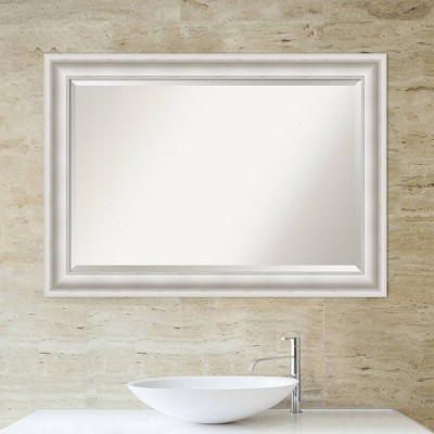 Best deal โ๏ธ Parlor Framed Bathroom Vanity Wall Mirror White - Amanti Art ๐ - Image 4