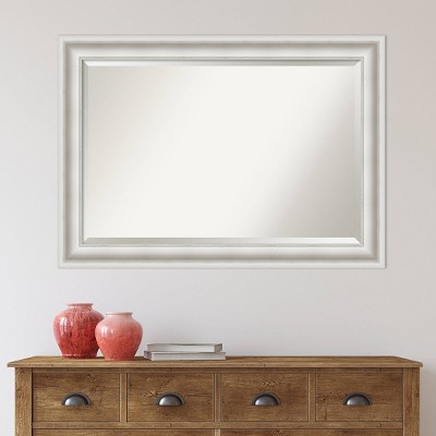 Best deal โ๏ธ Parlor Framed Bathroom Vanity Wall Mirror White - Amanti Art ๐ - Image 5
