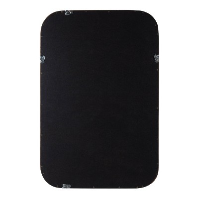 Outlet ⭐ Kate & Laurel All Things Decor 20" x 30" Hutton Wood Framed Radius Rectangle Decorative Wall Mirror Walnut Brown - Kate & Laurel All Things Decor ⌛ - Image 3