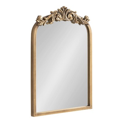 Best deal π Kate & Laurel All Things Decor 12" x 18" Arendahl Tabletop Arch Decorative Wall Mirror Gold - Kate & Laurel All Things Decor π - Image 5