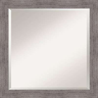 Deals 💯 Pinstripe Narrow Framed Bathroom Vanity Wall Mirror Gray - Amanti Art ✨ - Image 11