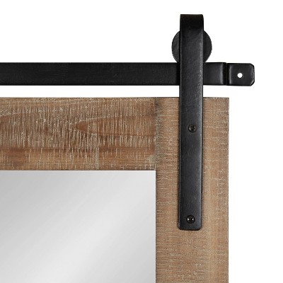 Discount π― Kate & Laurel All Things Decor 22" x 30" Cates Rectangle Wall Mirror Rustic Brown - Kate & Laurel All Things Decor π₯° - Image 2