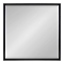 Cheapest ๐คฉ Kate & Laurel All Things Decor 29.5" x 29.5" Calder Square Wall Mirror Black - Kate & Laurel All Things Decor โญ