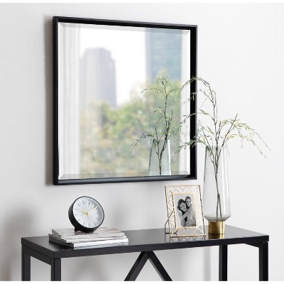 Cheapest 🤩 Kate & Laurel All Things Decor 29.5" x 29.5" Calder Square Wall Mirror Black - Kate & Laurel All Things Decor ⭐ - Image 4