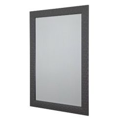 New 🔔 41.5" x 29.5" Axel Decorative Framed Wall Mirror Gray - Yosemite Home Decor ⌛