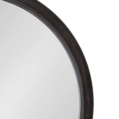 Cheapest β Kate & Laurel All Things Decor 24" x 2" Uldrich Wood Framed Decorative Wall Mirror Black - Kate & Laurel All Things Decor π - Image 2