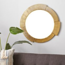 Flash Sale 🌟 Olivia & May Contemporary Aluminum and Wood Decorative Wall Mirror Gold - Olivia & May 🥰