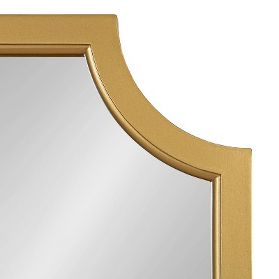Cheapest π₯° Kate & Laurel All Things Decor 20" x 30" Hogan Scallop Wall Mirror Gold - Kate & Laurel All Things Decor β€οΈ - Image 2