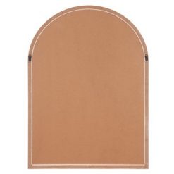 Best Pirce 😍 39"x29" Rustic Farmhouse Arch Windowpane Wall Mirror White - Patton Wall Decor ❤️