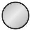 Best Sale ⭐ Kate & Laurel All Things Decor 32" x 32" Hogan Round Framed Decorative Wall Mirror Black - Kate & Laurel All Things Decor 🥰